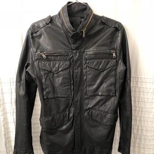 Joe’s Jeans Genuine Leather Moto-Jacket